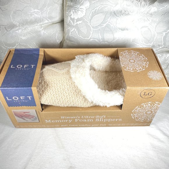 NEW! Loft Living Memory Foam Slippers - Picture 5 of 6